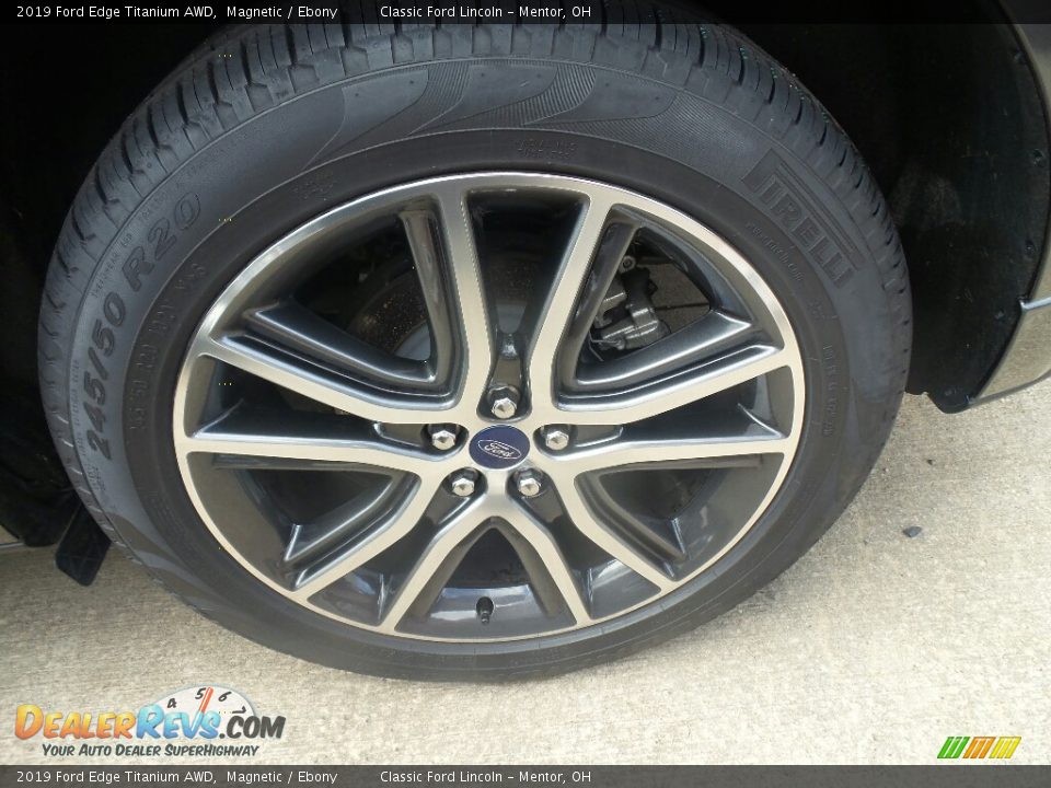 2019 Ford Edge Titanium AWD Magnetic / Ebony Photo #4