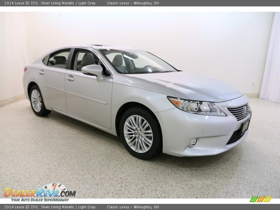 2014 Lexus ES 350 Silver Lining Metallic / Light Gray Photo #1