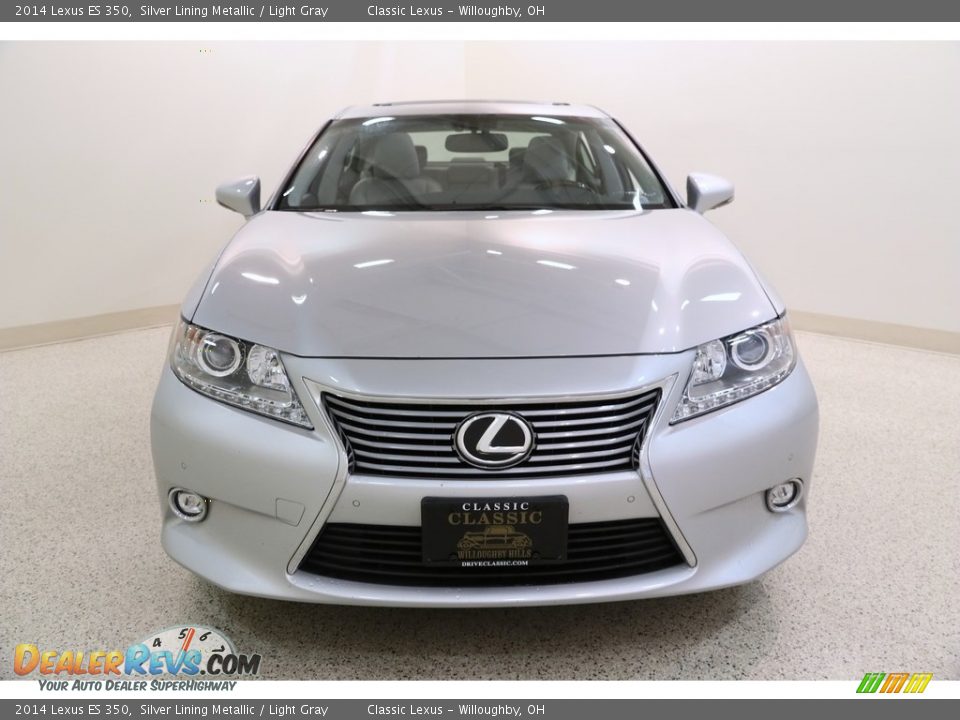 2014 Lexus ES 350 Silver Lining Metallic / Light Gray Photo #2