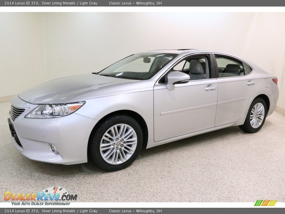 2014 Lexus ES 350 Silver Lining Metallic / Light Gray Photo #3