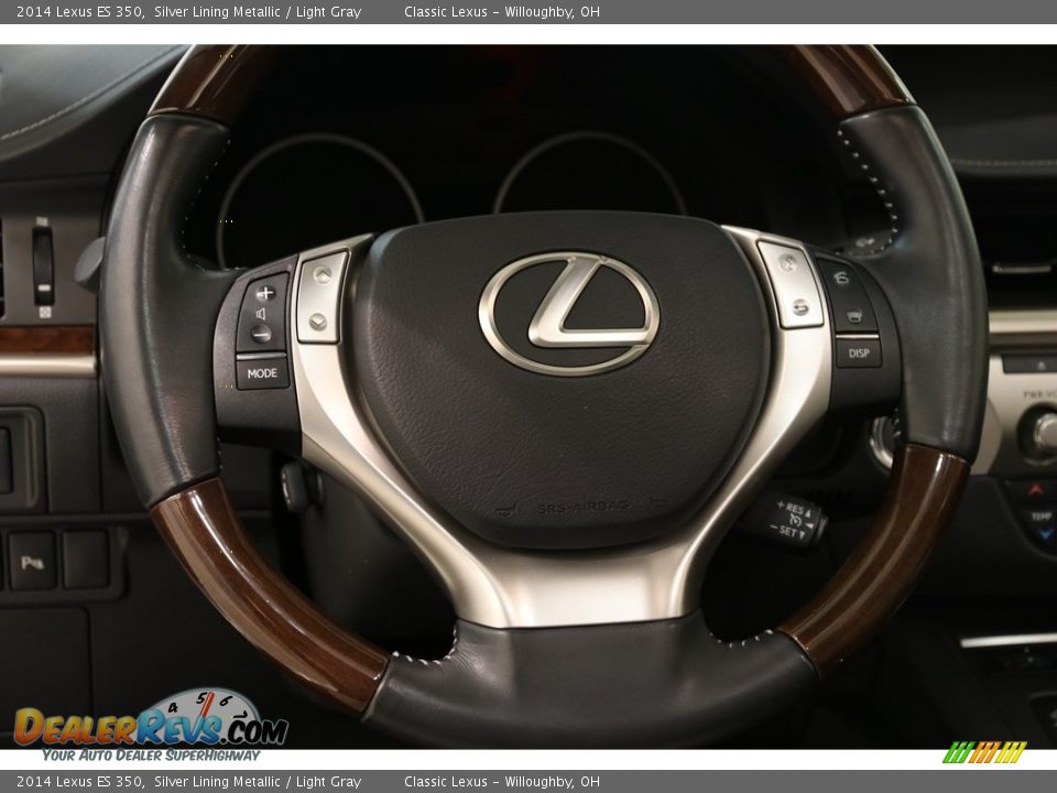 2014 Lexus ES 350 Silver Lining Metallic / Light Gray Photo #7