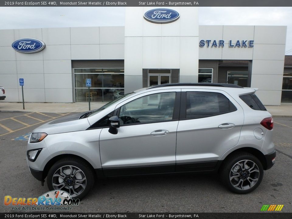 2019 Ford EcoSport SES 4WD Moondust Silver Metallic / Ebony Black Photo #1