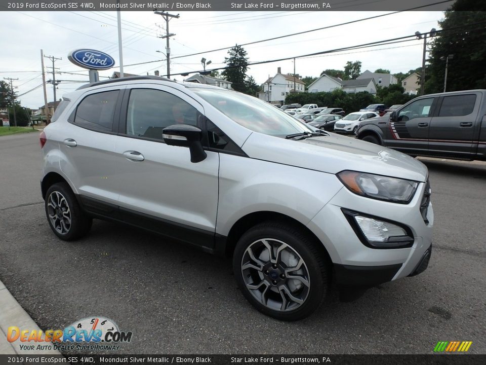 2019 Ford EcoSport SES 4WD Moondust Silver Metallic / Ebony Black Photo #3