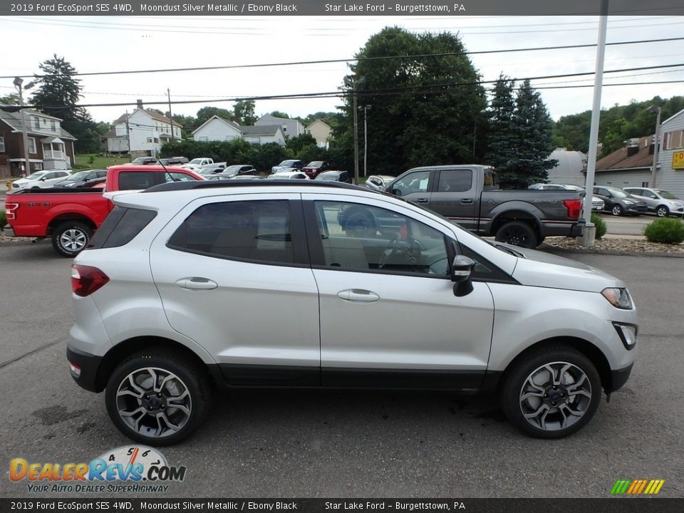 2019 Ford EcoSport SES 4WD Moondust Silver Metallic / Ebony Black Photo #4