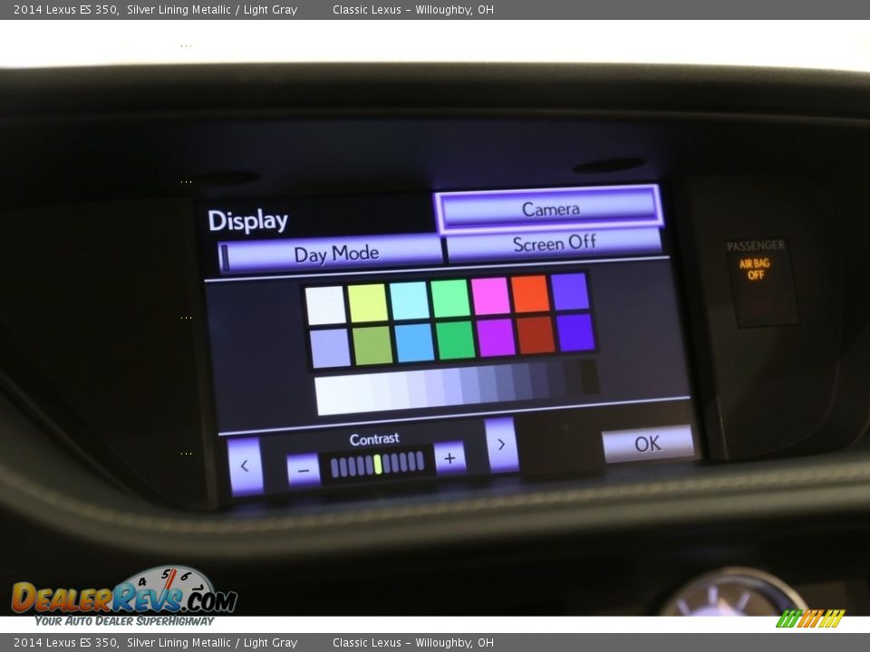 2014 Lexus ES 350 Silver Lining Metallic / Light Gray Photo #17