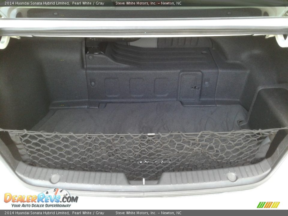 2014 Hyundai Sonata Hybrid Limited Pearl White / Gray Photo #13