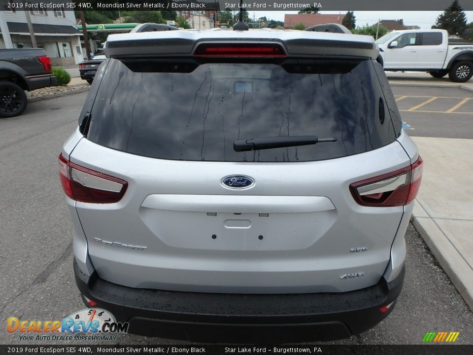 2019 Ford EcoSport SES 4WD Moondust Silver Metallic / Ebony Black Photo #7