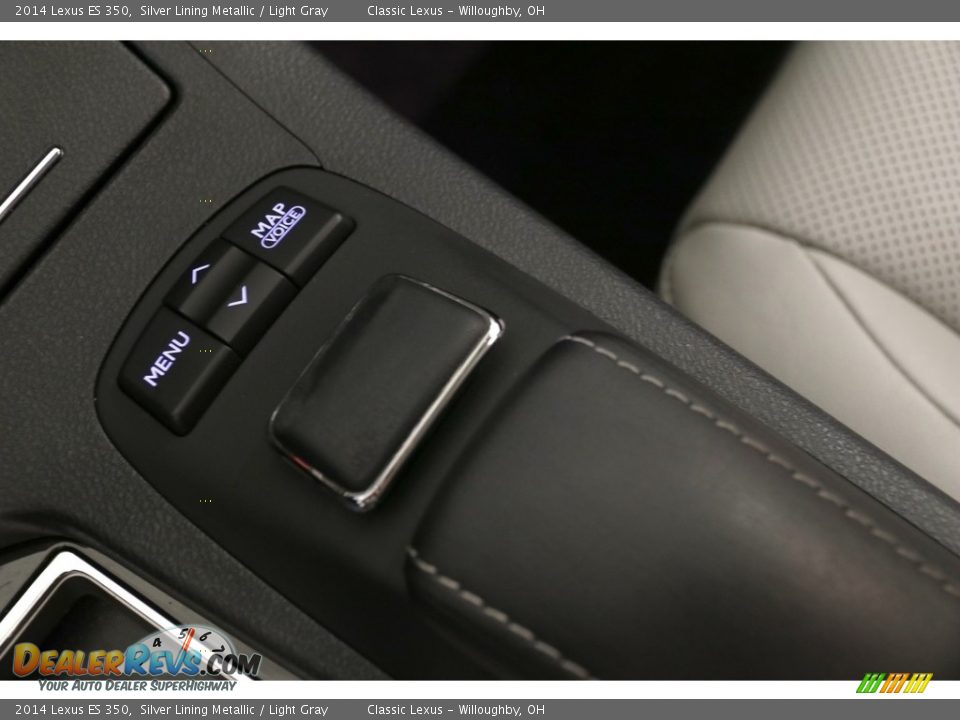 2014 Lexus ES 350 Silver Lining Metallic / Light Gray Photo #22