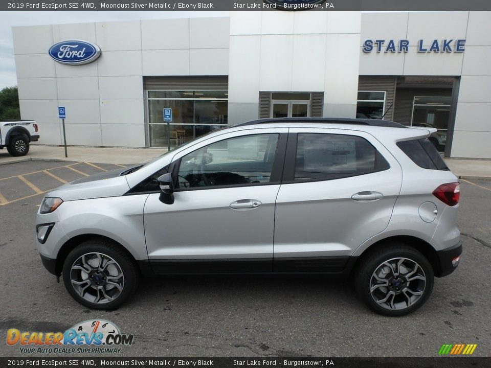 2019 Ford EcoSport SES 4WD Moondust Silver Metallic / Ebony Black Photo #9