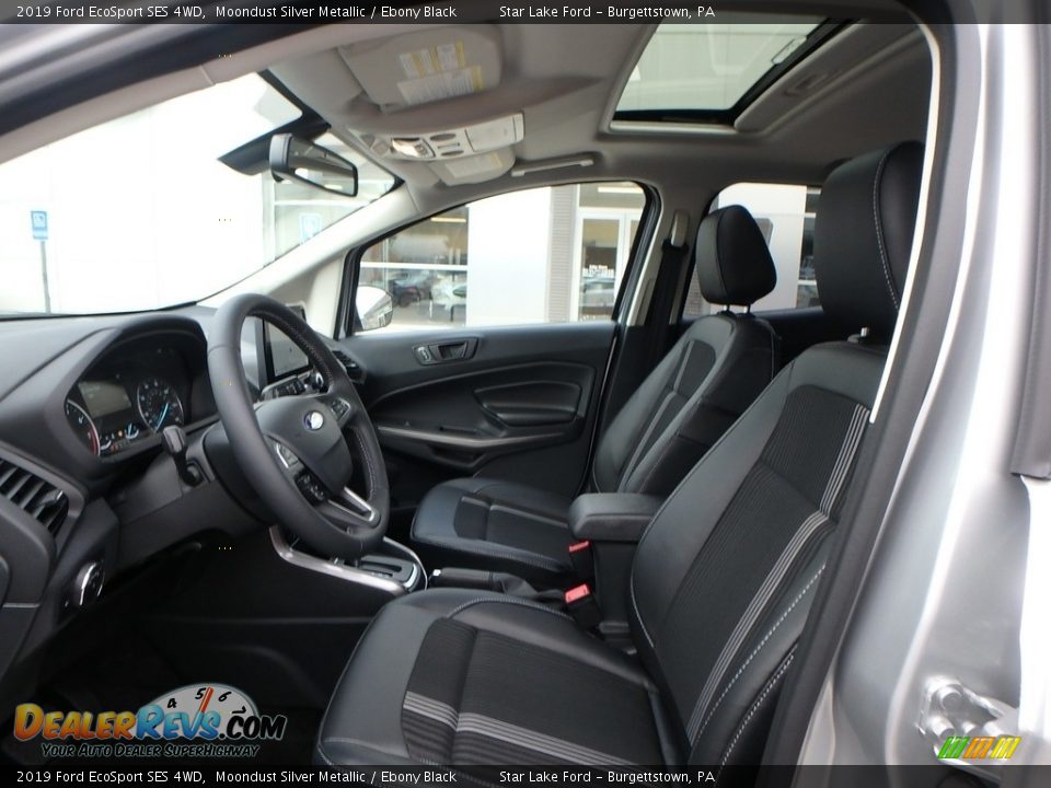 2019 Ford EcoSport SES 4WD Moondust Silver Metallic / Ebony Black Photo #11