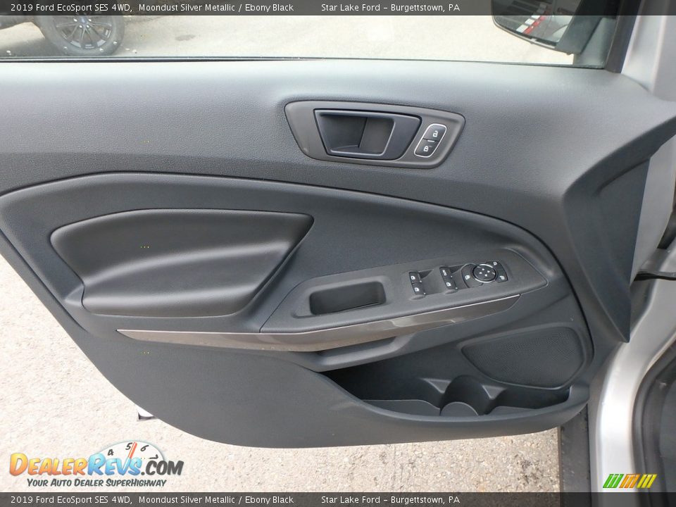 2019 Ford EcoSport SES 4WD Moondust Silver Metallic / Ebony Black Photo #14