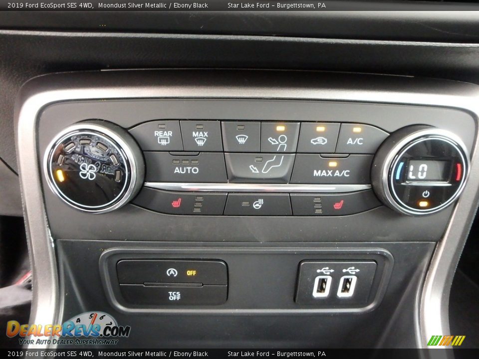 2019 Ford EcoSport SES 4WD Moondust Silver Metallic / Ebony Black Photo #18