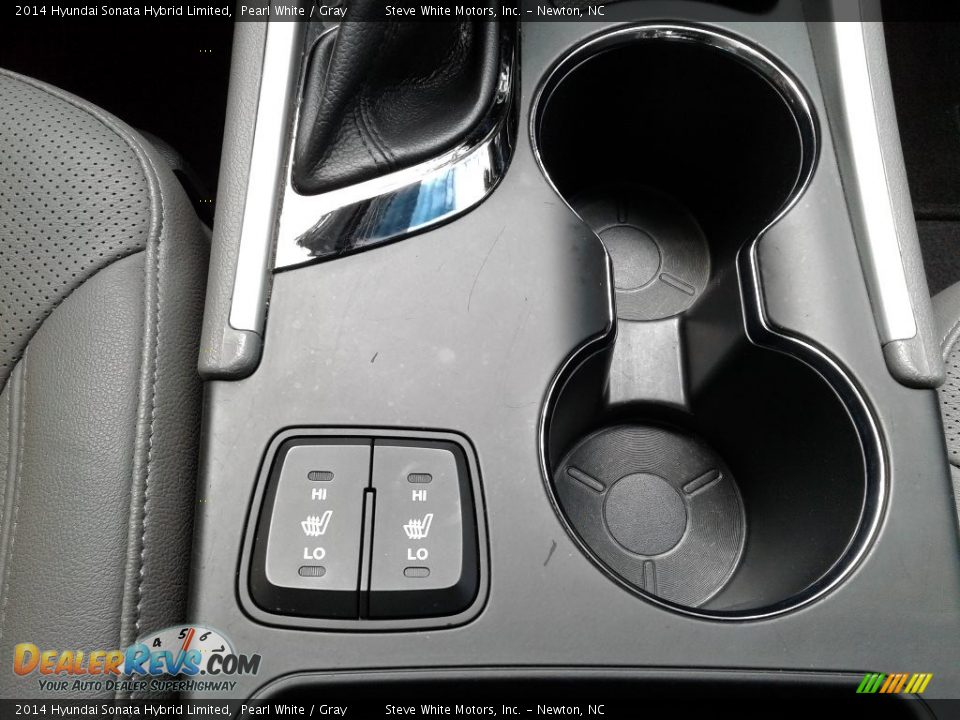 2014 Hyundai Sonata Hybrid Limited Pearl White / Gray Photo #27