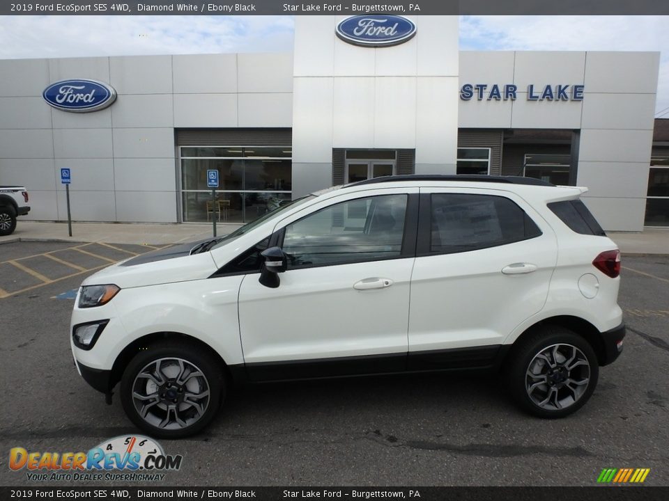 2019 Ford EcoSport SES 4WD Diamond White / Ebony Black Photo #1