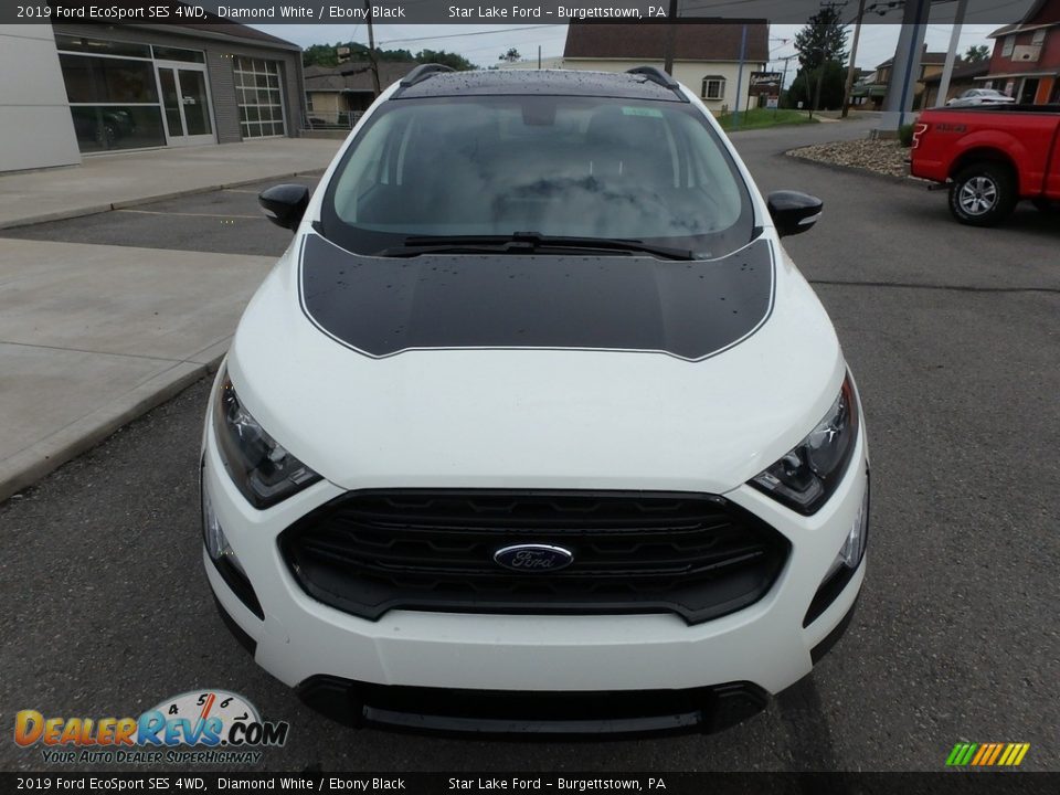 2019 Ford EcoSport SES 4WD Diamond White / Ebony Black Photo #2