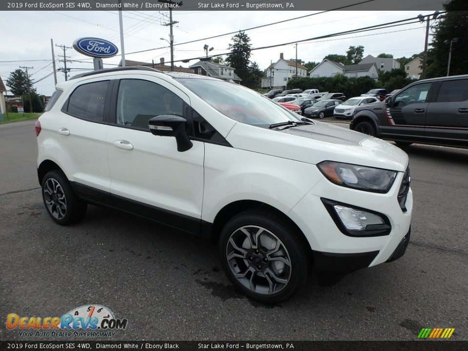 2019 Ford EcoSport SES 4WD Diamond White / Ebony Black Photo #3