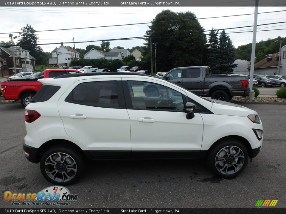 2019 Ford EcoSport SES 4WD Diamond White / Ebony Black Photo #4