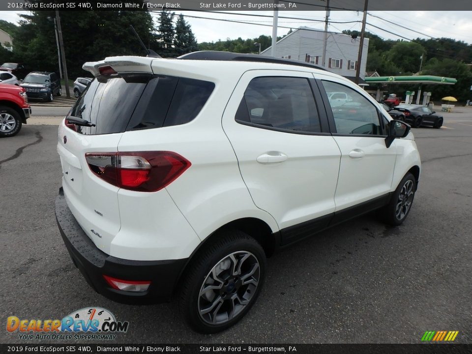 2019 Ford EcoSport SES 4WD Diamond White / Ebony Black Photo #5