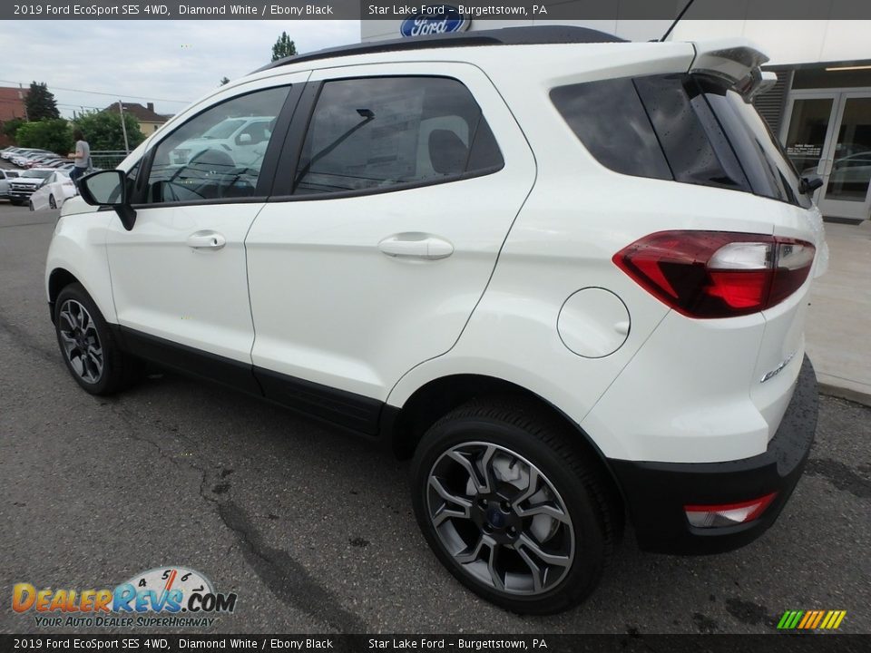 2019 Ford EcoSport SES 4WD Diamond White / Ebony Black Photo #8