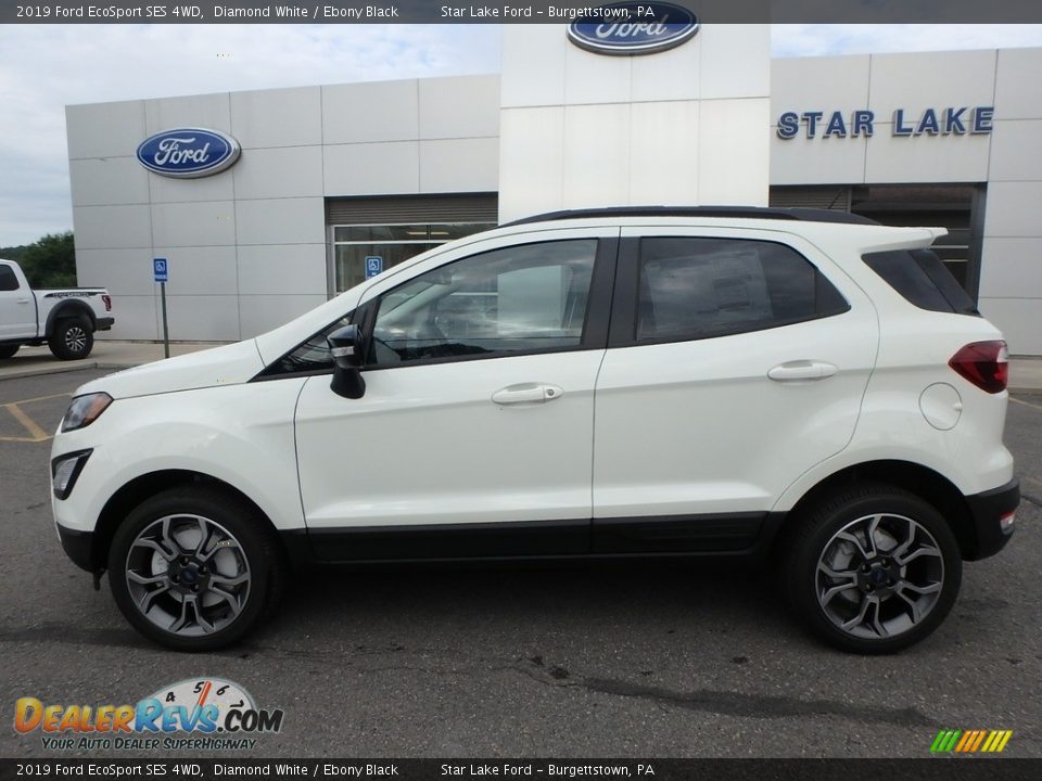 2019 Ford EcoSport SES 4WD Diamond White / Ebony Black Photo #9