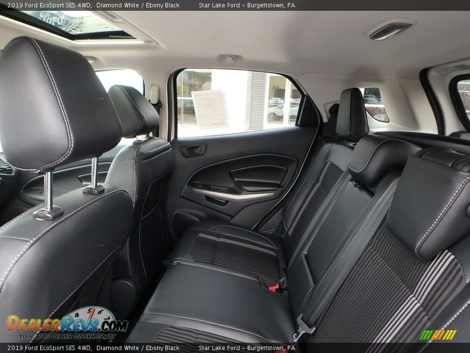 2019 Ford EcoSport SES 4WD Diamond White / Ebony Black Photo #12