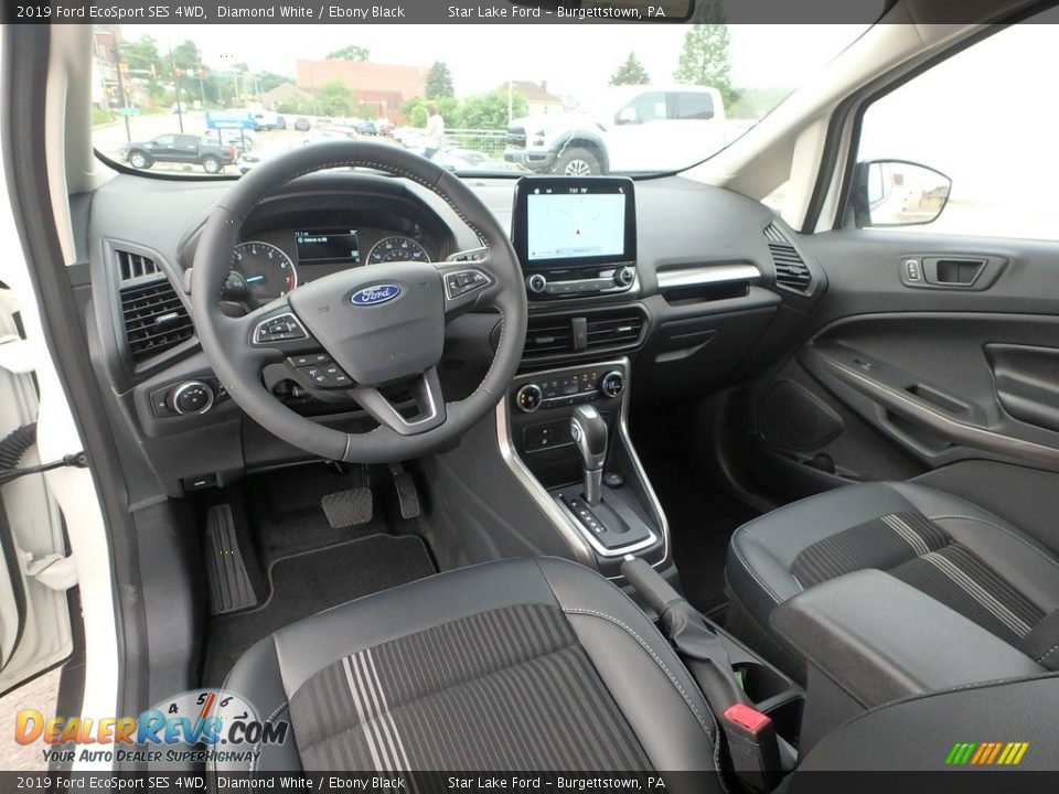 2019 Ford EcoSport SES 4WD Diamond White / Ebony Black Photo #13