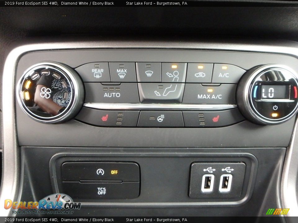 2019 Ford EcoSport SES 4WD Diamond White / Ebony Black Photo #18