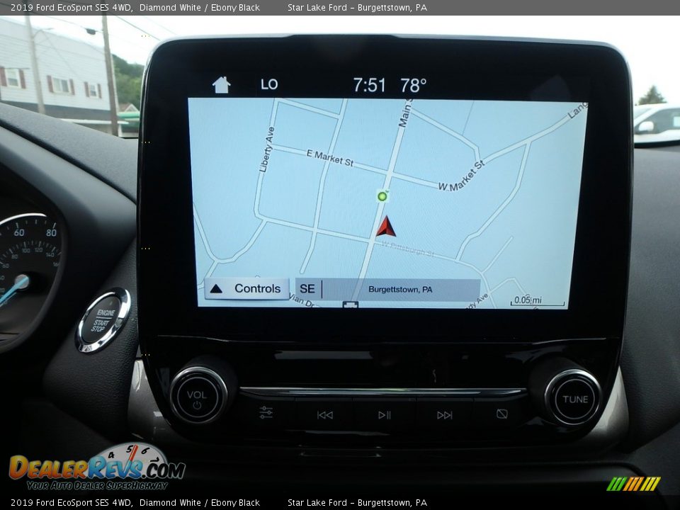 2019 Ford EcoSport SES 4WD Diamond White / Ebony Black Photo #19