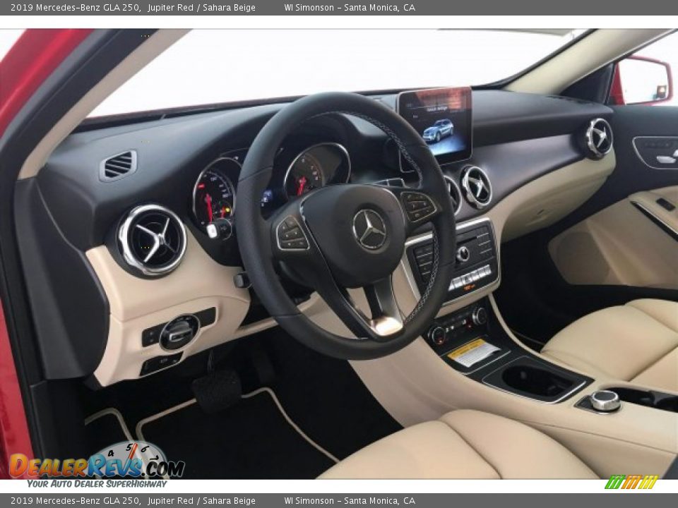 2019 Mercedes-Benz GLA 250 Jupiter Red / Sahara Beige Photo #4