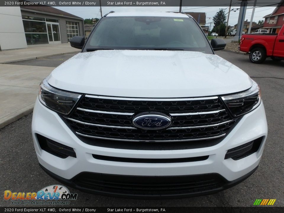 2020 Ford Explorer XLT 4WD Oxford White / Ebony Photo #2