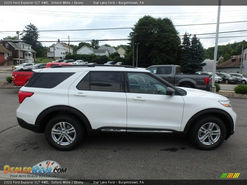 Oxford White 2020 Ford Explorer XLT 4WD Photo #4