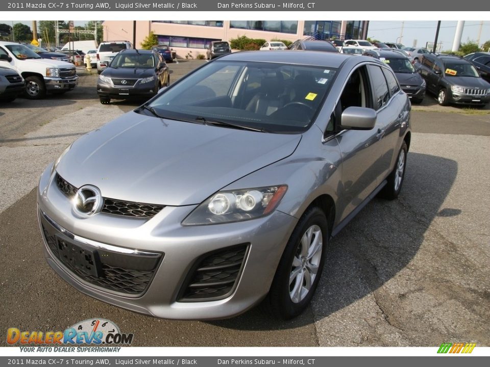 2011 Mazda CX-7 s Touring AWD Liquid Silver Metallic / Black Photo #1