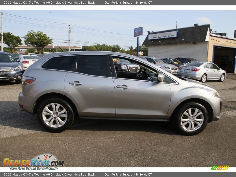 2011 Mazda CX-7 s Touring AWD Liquid Silver Metallic / Black Photo #4
