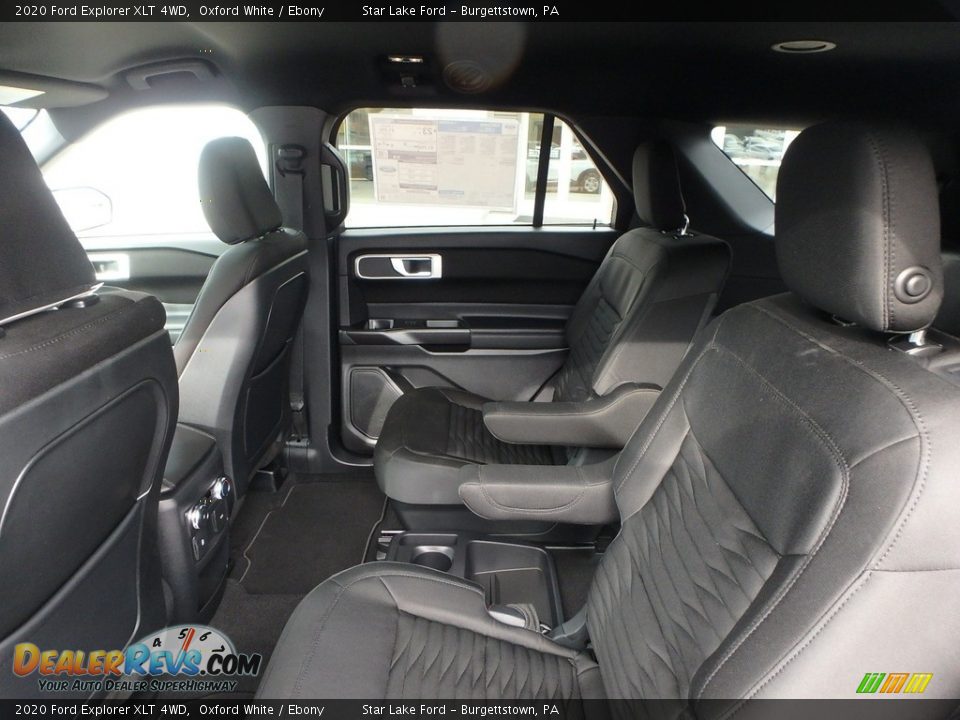 Rear Seat of 2020 Ford Explorer XLT 4WD Photo #12