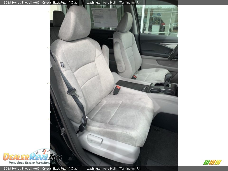2019 Honda Pilot LX AWD Crystal Black Pearl / Gray Photo #30