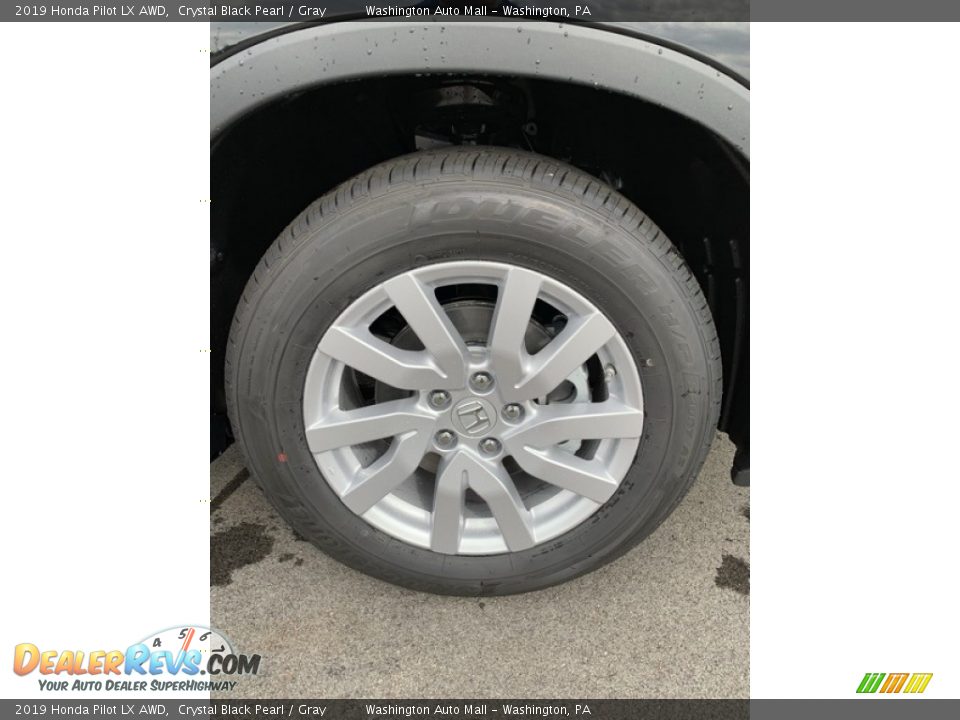2019 Honda Pilot LX AWD Crystal Black Pearl / Gray Photo #32