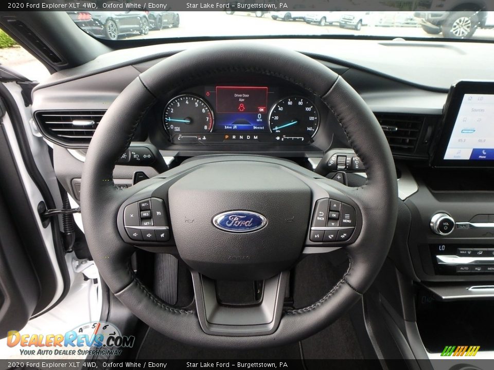2020 Ford Explorer XLT 4WD Steering Wheel Photo #16