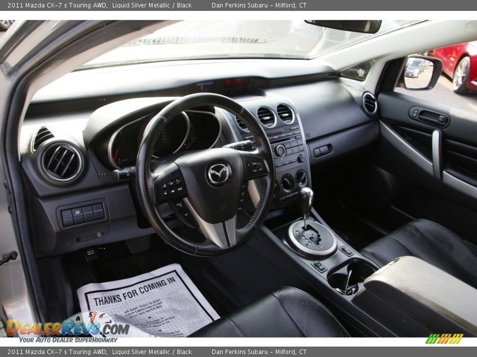 2011 Mazda CX-7 s Touring AWD Liquid Silver Metallic / Black Photo #10