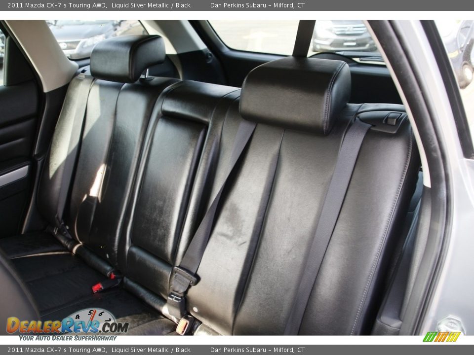 2011 Mazda CX-7 s Touring AWD Liquid Silver Metallic / Black Photo #12