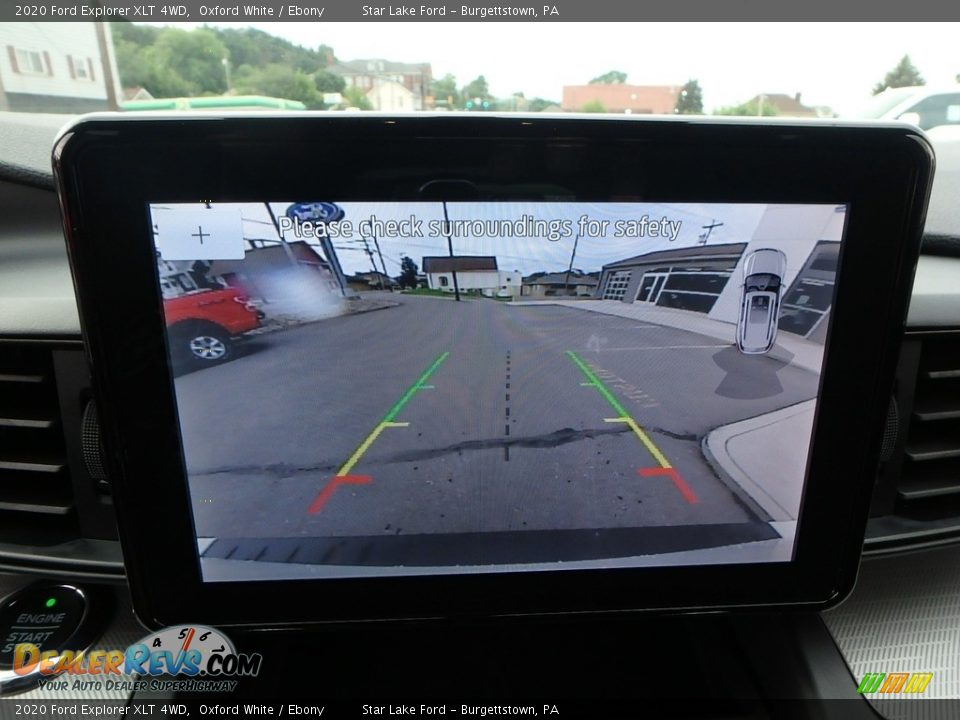 2020 Ford Explorer XLT 4WD Oxford White / Ebony Photo #19