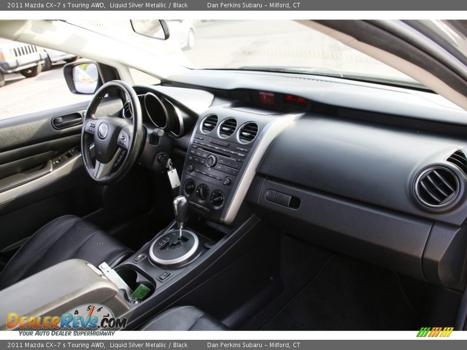 2011 Mazda CX-7 s Touring AWD Liquid Silver Metallic / Black Photo #15