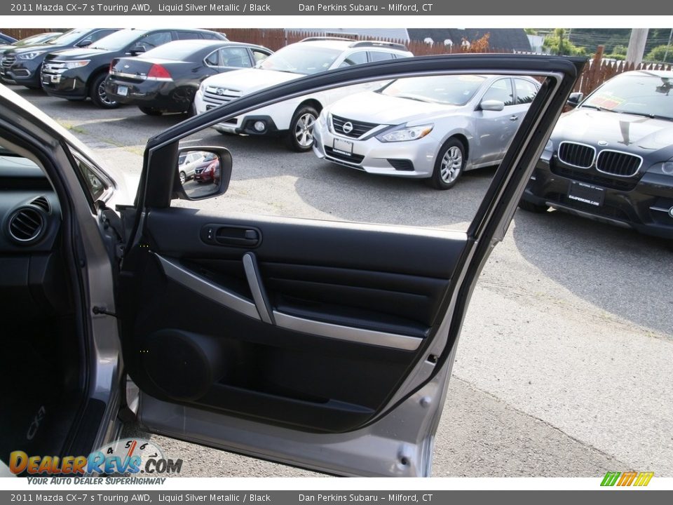 2011 Mazda CX-7 s Touring AWD Liquid Silver Metallic / Black Photo #16