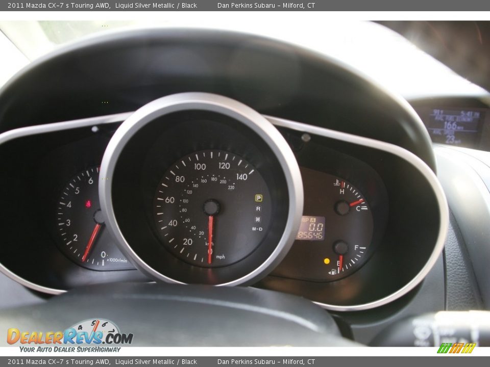 2011 Mazda CX-7 s Touring AWD Liquid Silver Metallic / Black Photo #17