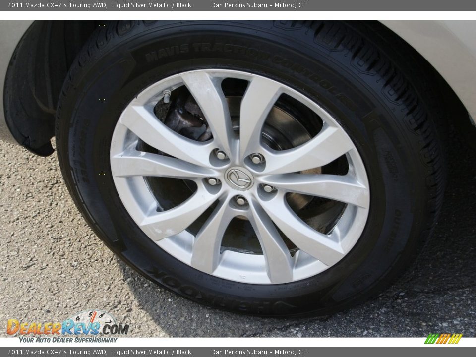 2011 Mazda CX-7 s Touring AWD Liquid Silver Metallic / Black Photo #20