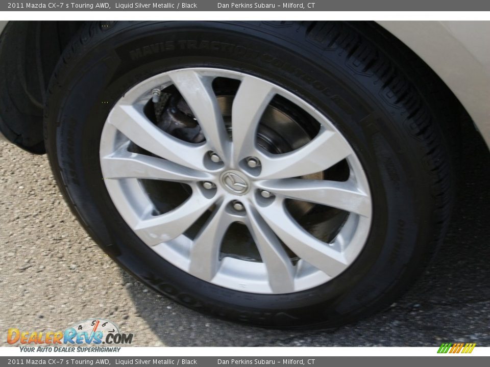 2011 Mazda CX-7 s Touring AWD Liquid Silver Metallic / Black Photo #21