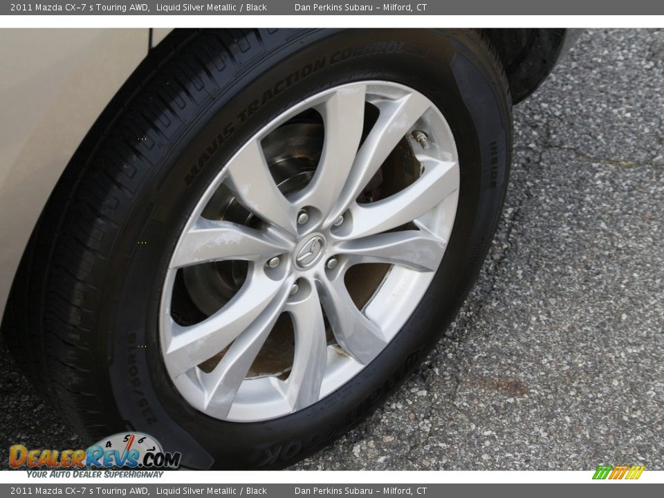 2011 Mazda CX-7 s Touring AWD Liquid Silver Metallic / Black Photo #22