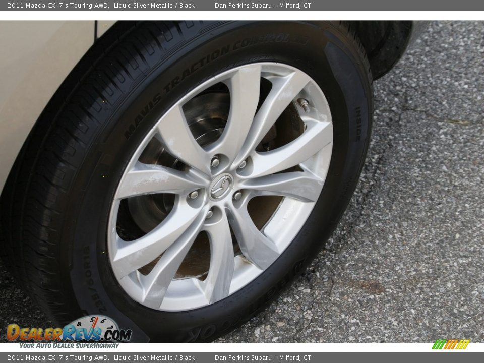 2011 Mazda CX-7 s Touring AWD Liquid Silver Metallic / Black Photo #23