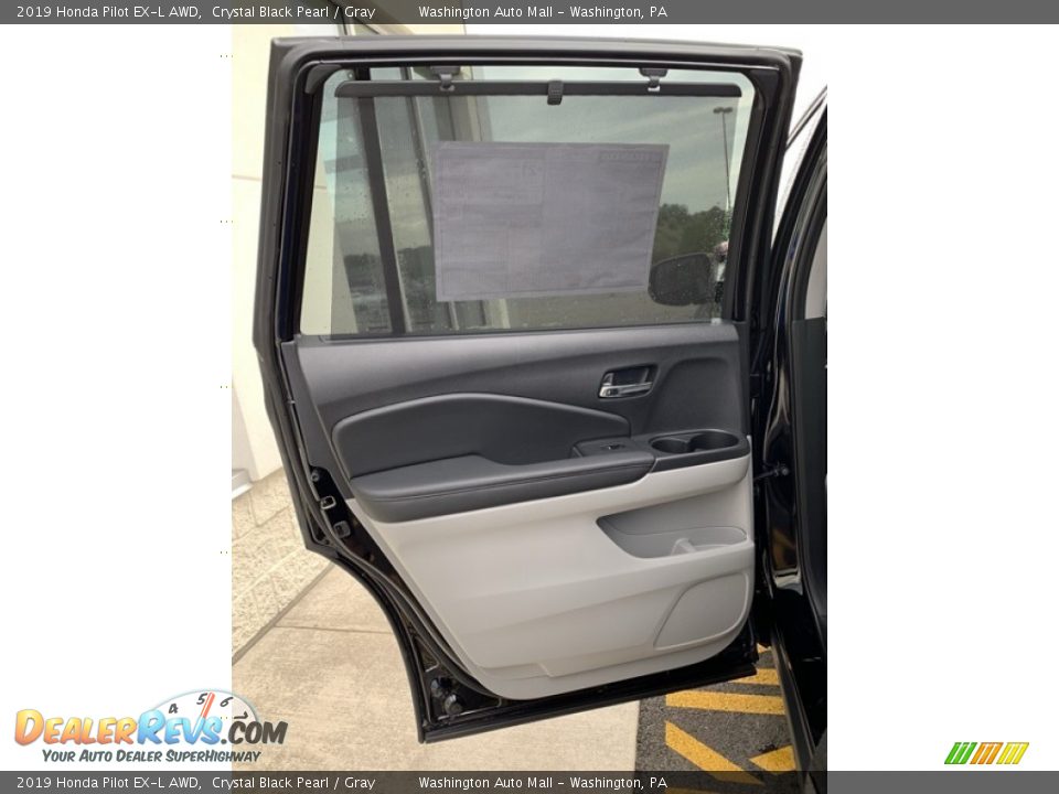 2019 Honda Pilot EX-L AWD Crystal Black Pearl / Gray Photo #16