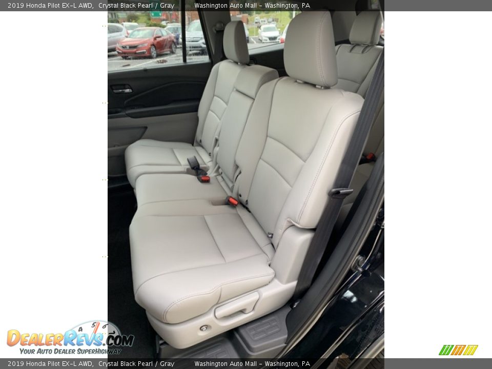 2019 Honda Pilot EX-L AWD Crystal Black Pearl / Gray Photo #18