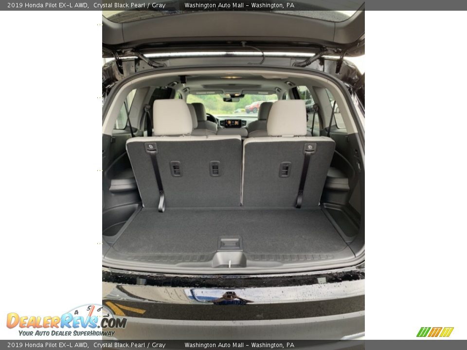 2019 Honda Pilot EX-L AWD Crystal Black Pearl / Gray Photo #23